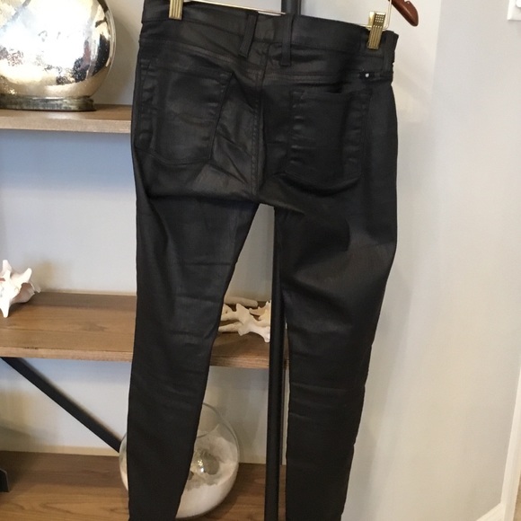 Lucky Brand black waxed denim jeans🖤💋🌹❤️ - Picture 5 of 5